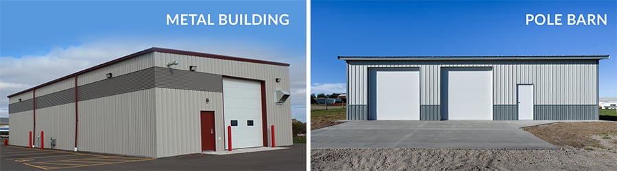 Metal Building Vs Pole Barn Durability Construction And Design metal-building-vs-pole-barn-durability-construction-and-design